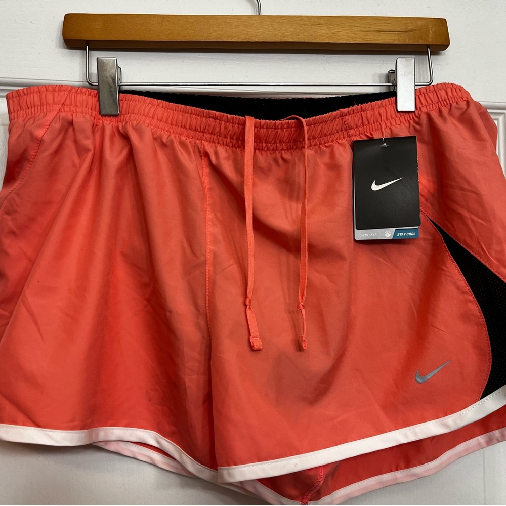Nike DRI-FIT Running Shorts Coral Pink Sz XL
